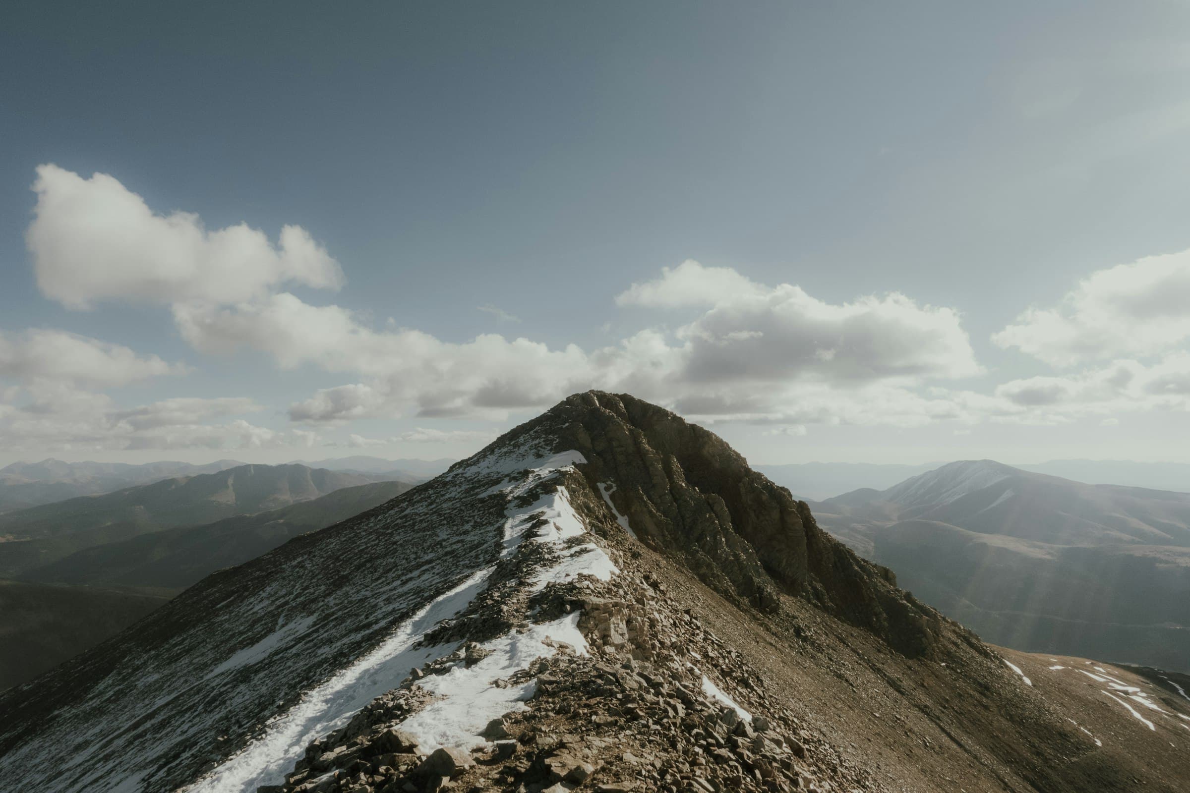 A Colorado fourteener ridgeline